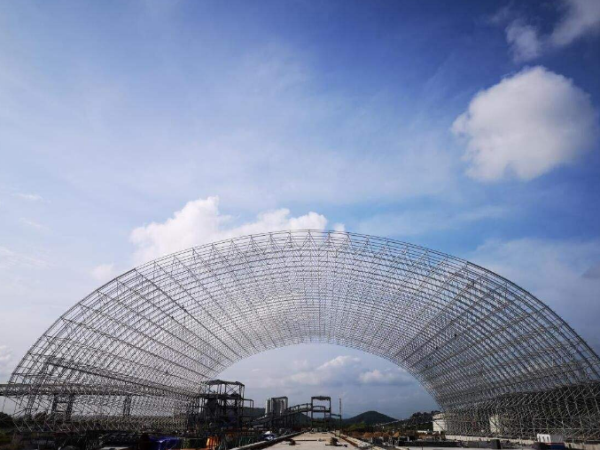 双滦区煤棚网架加工厂案例