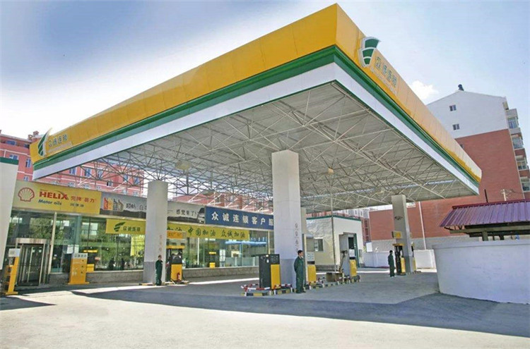 双滦区加气站钢结构网架案例7